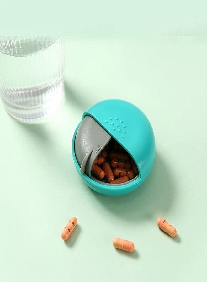 Eforcase منظم حبوب السفر من إيفوركيس، 4 قطع، علبة حبوب محمولة، علبة حبوب صغيرة لحقيبة الجيب، حاوية حبوب محمولة للأدوية والفيتامينات - Image 5